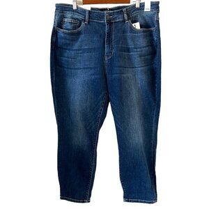 Judy Blue NEW Flaunt It High Waist Crop/Ankle Slim Jeans Size 22W
